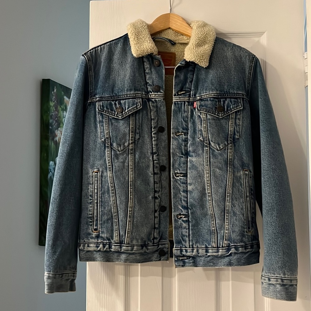 Levi’s Denim Sherpa Jacket
